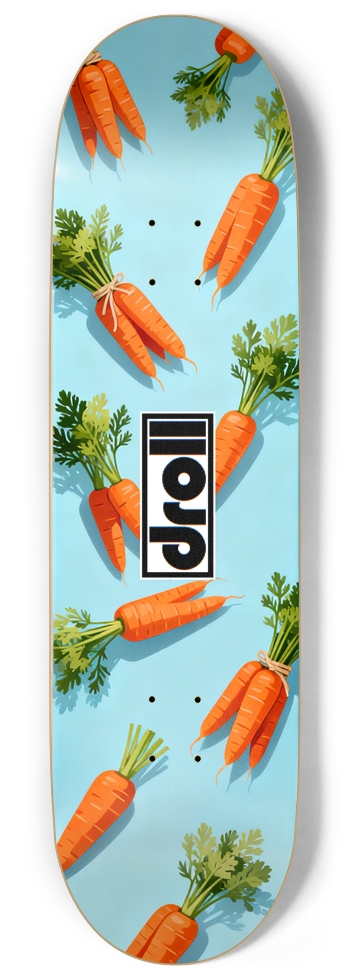 Carrot Bunches on Baby Blue