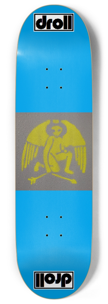 Alien Angel on Lantern Blue