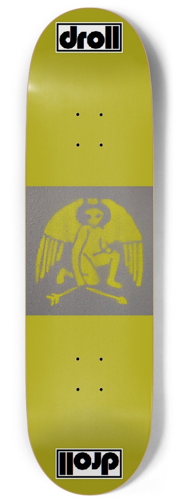 Alien Angel on Mustard Yellow