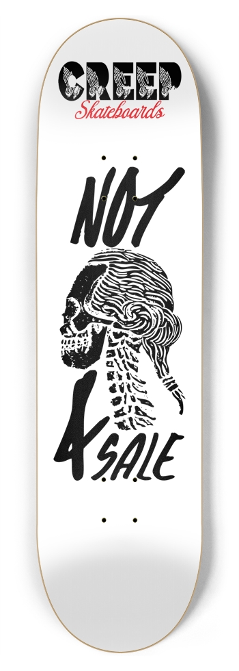 NOT FOR SALE 8-3/4 Inch Skateboard