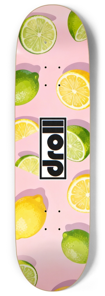 Lemons and Limes on Pink