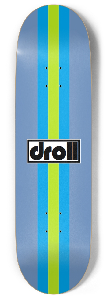 Classic Stripes Light Blue/Neon Green