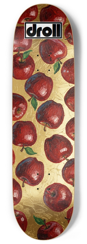 Red Apples on Gold
