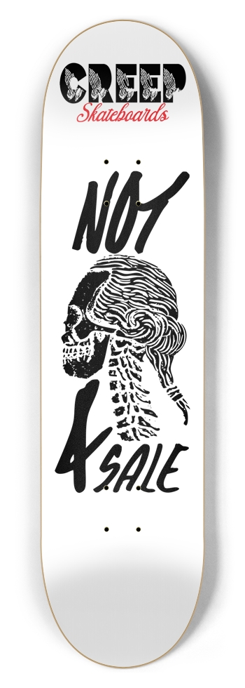 NOT FOR SALE 8-1/2 Skateboard Deck
