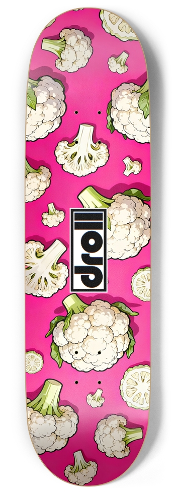 Cauliflower on Hot Pink