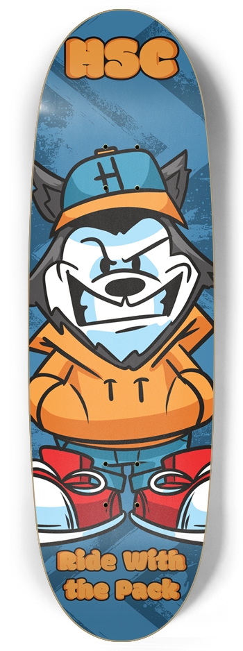 Husky Skateboard Company Mascot Deck