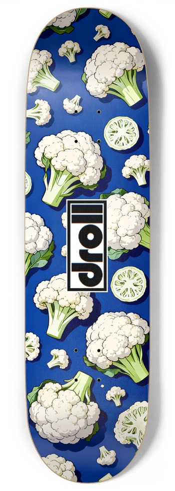 Cauliflower on Dark Blue