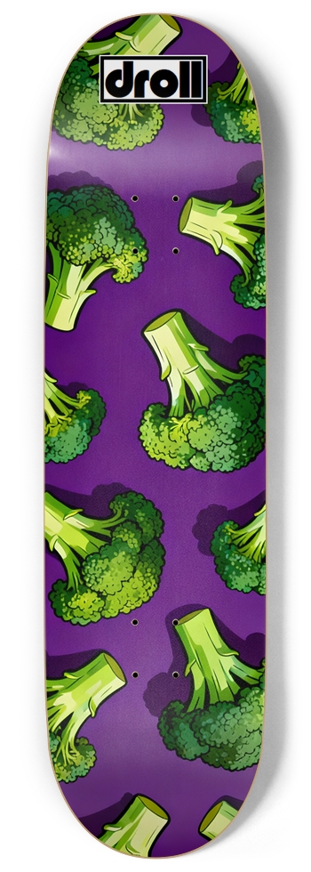 Broccoli on Purple