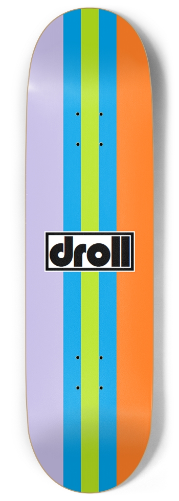 Classic Stripes Lilac/Orange/Neon Green