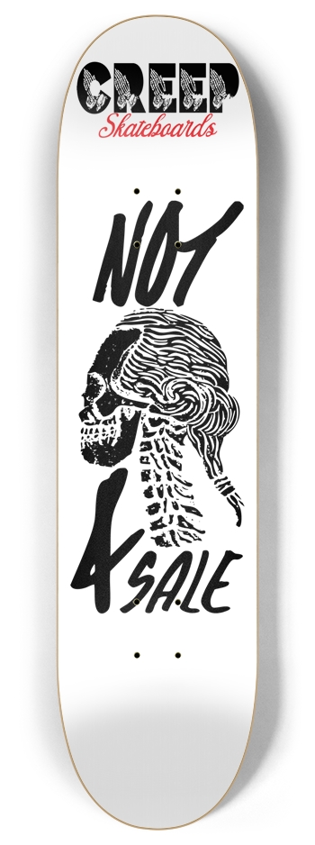 NOT FOR SALE 8 Inch Skateboard Deck