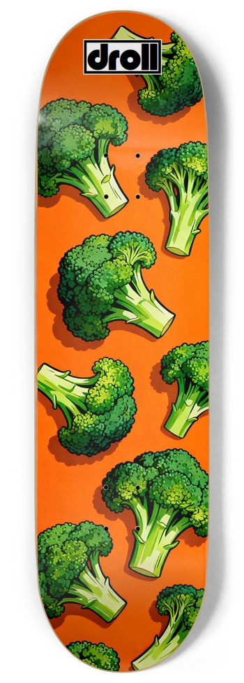 Broccoli on Orange