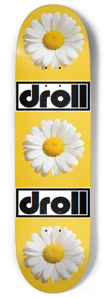 Three Daisies on Yellow