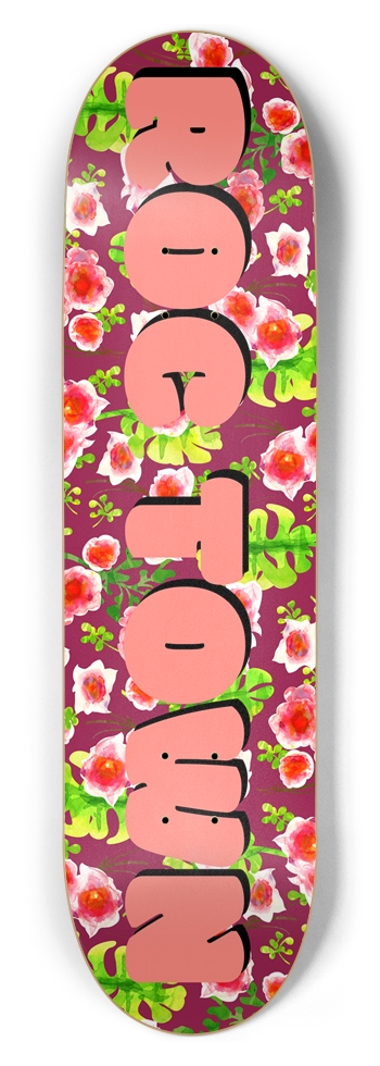 Roc Town “Flower City Pretty” 8-1/2 Skateboard Deck