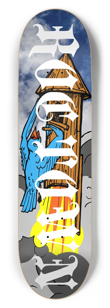 Roc Town “Rocket Bird” 8-1/2 Skateboard Deck