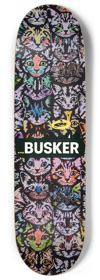 Stray Cats ...BUSKER 9" Skateboard 9 Inch Skateboard
