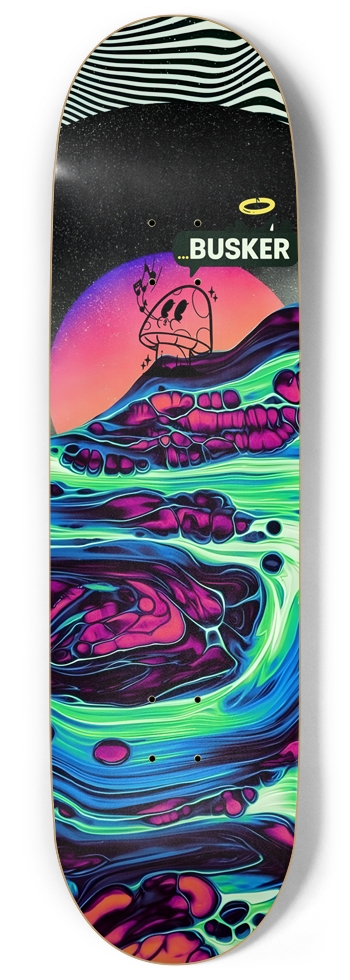 Glowing River Whistle ...BUSKER 9" Skateboard (Glow-in-the-Dark) 9 Inch Skateboard