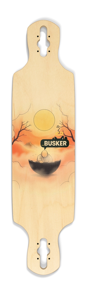 Zen ...BUSKER Longboard Drop Through Longboard