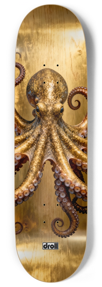Golden Octopus on Gold