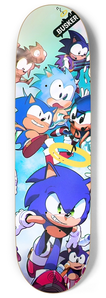 Cho Ku Rei Sonic ...BUSKER 9" Skateboard 9 Inch Skateboard