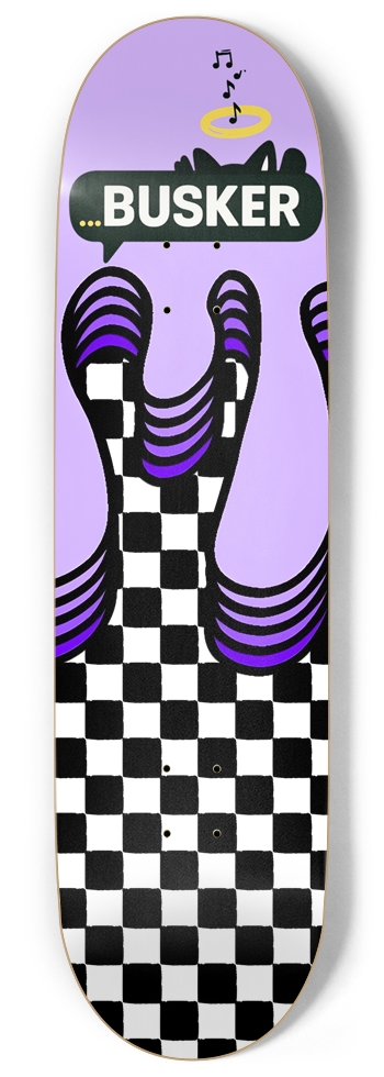 NEObrutal Finish...BUSKER 9" Skateboard 9 Inch Skateboard