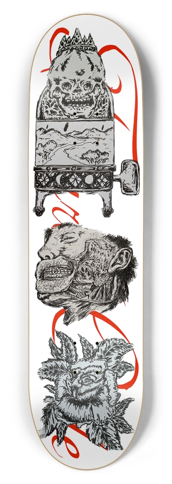 “Sacrifice”  8-1/2 Skateboard Deck