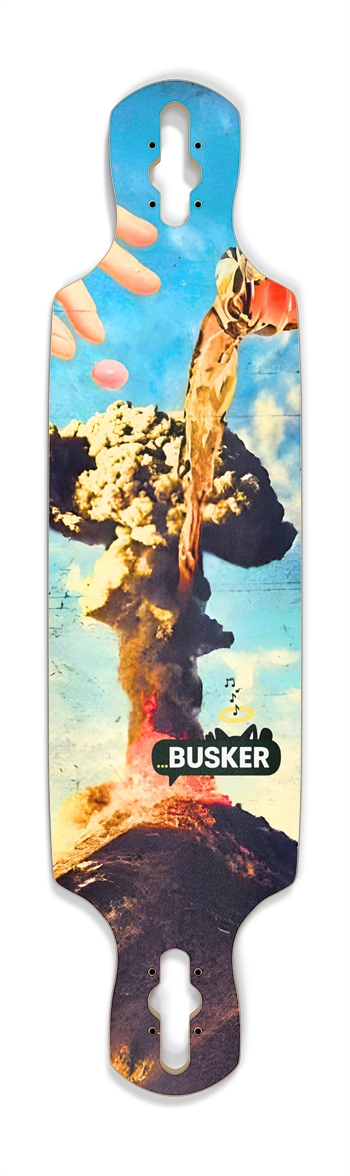 Volcano ...BUSKER Drop Through Longboard