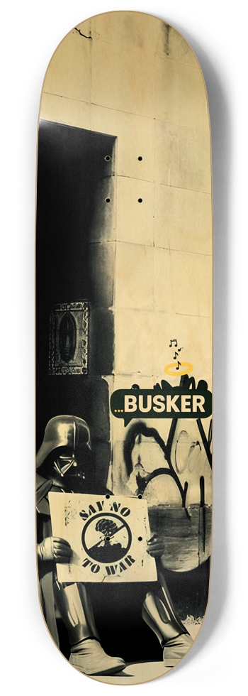 Vader ...BUSKER 9" Skateboard (Natural Finish) 9 Inch Skateboard