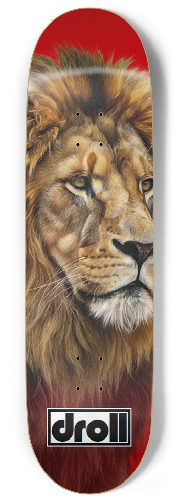 Lion on Red