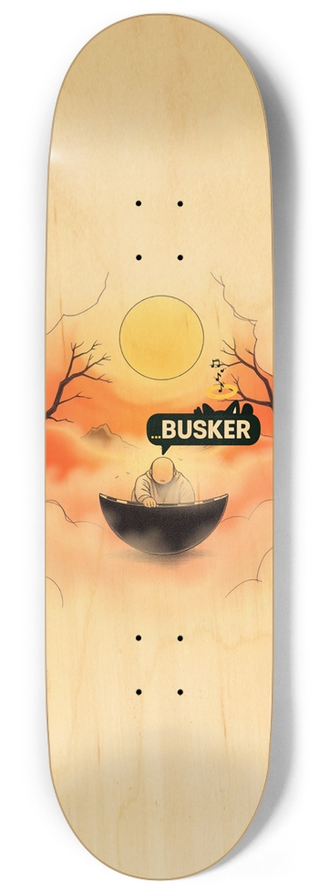 Zen ...BUSKER 9" Skateboard 9 Inch Skateboard