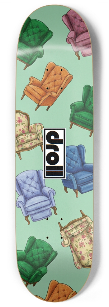 Chairs on Mint Green