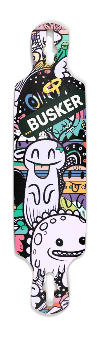 Dimensional Listeners ...BUSKER Drop Through Longboard