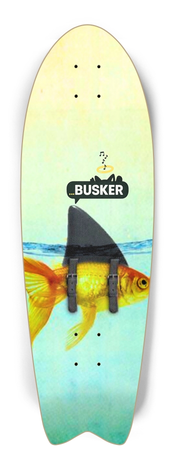 Goldie Shark ...BUSKER Fishboard Fish Tail