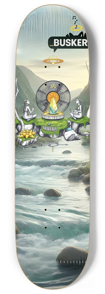 Vinyl River 9" Skateboard 9 Inch Skateboard