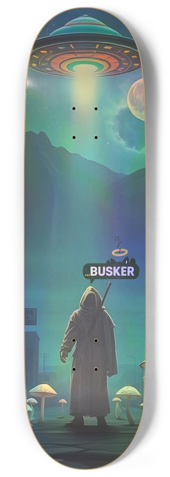 Donde ...BUSKER 9" Skateboard (Holographic) 9 Inch Skateboard