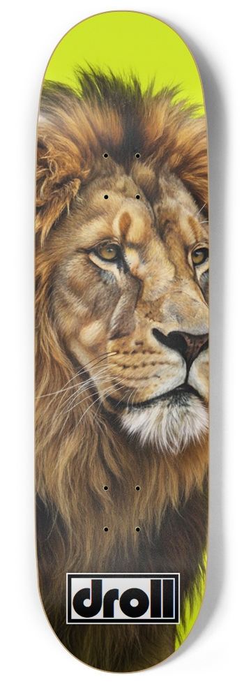 Lion on Neon Yellow