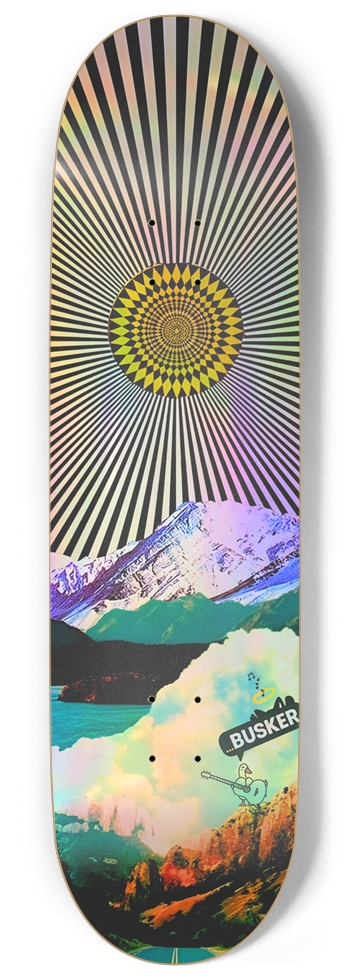 Mountain Duck ...BUSKER 9" Skateboard (Holographic) 9 Inch Skateboard