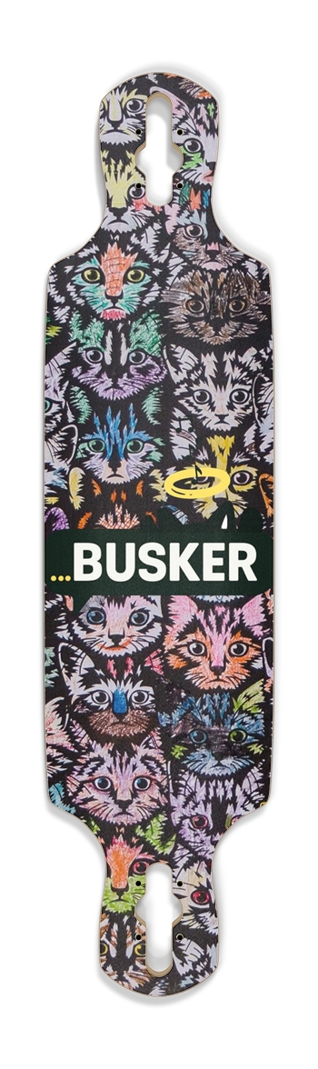 Stray Cats ...BUSKER Drop Through Longboard