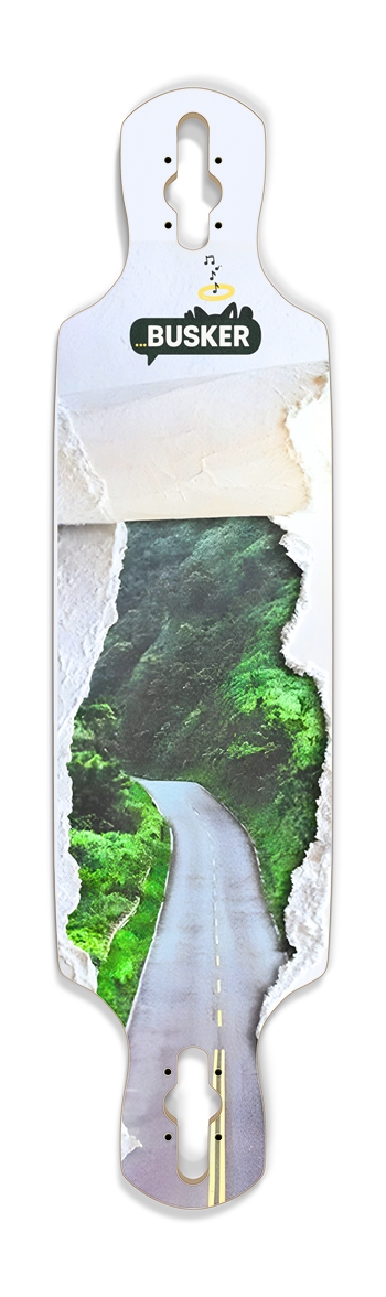 Hidden Road...BUSKER Drop Through Longboard