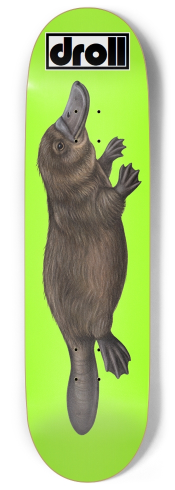 Platypus on Neon Green