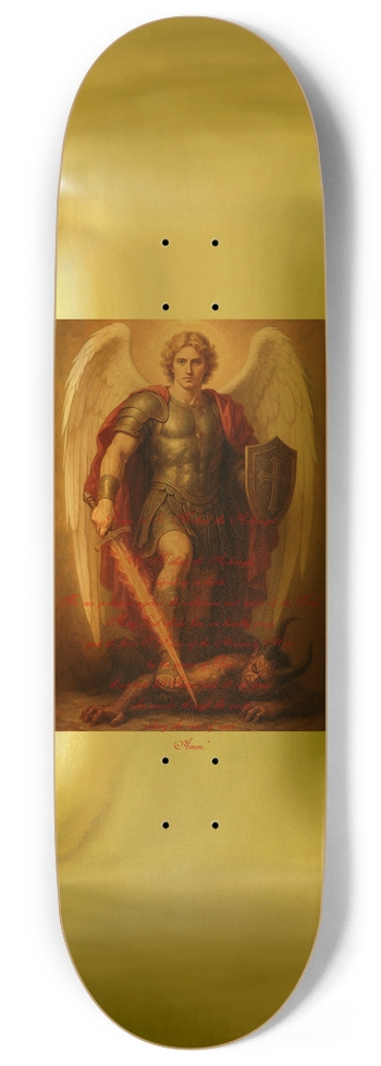 PRO PRAYER TO ST. MICHAEL THE ARCHANGEL 9 Inch Skateboard
