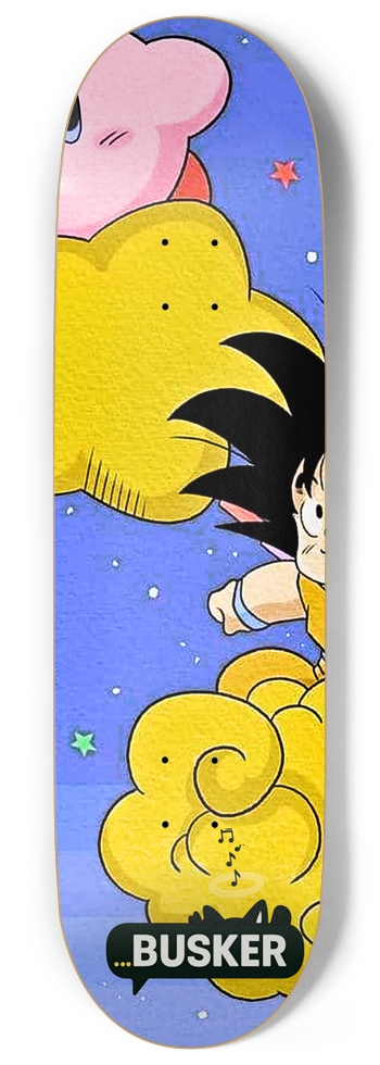 Kirby + Goku ...BUSKER 9" Skateboard 9 Inch Skateboard