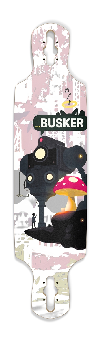 Drone Maker...BUSKER Drop Through Longboard