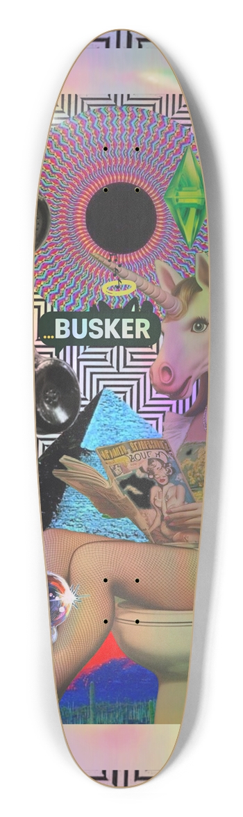 THE SIMS on Acid ...BUSKER Longboard Longboard Shape
