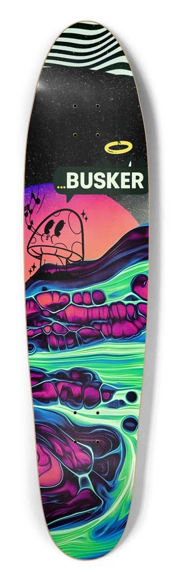 Glowing River ...BUSKER Longboard Longboard Shape