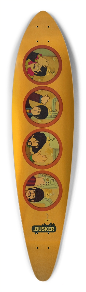 Golden Submarine ...BUSKER Pintail Pintail Longboard