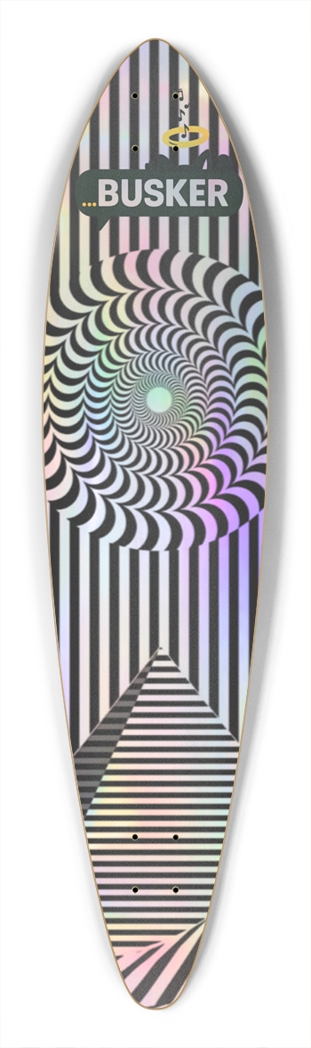 Optical Pyramid ...BUSKER Pintail Pintail Longboard