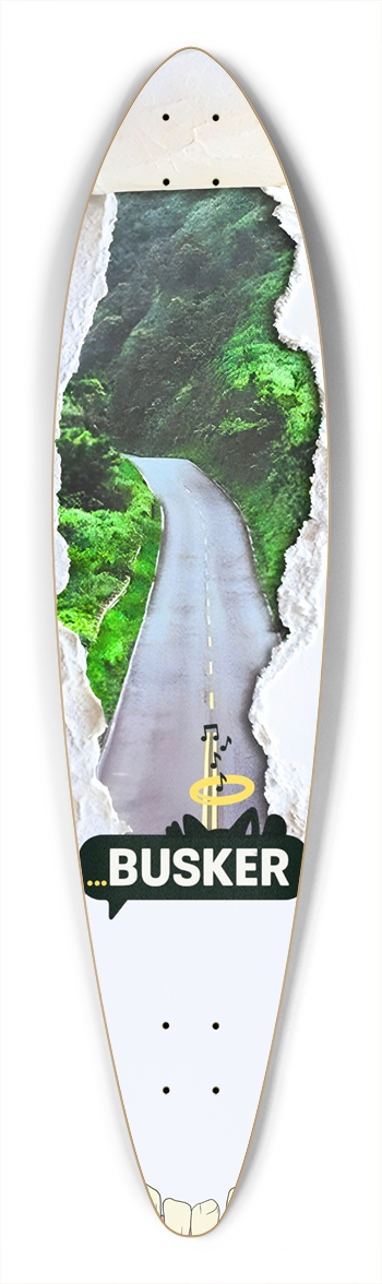Hidden Road ...BUSKER Pintail Pintail Longboard