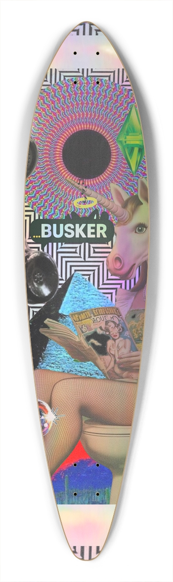 The SIMS on Acid ...BUSKER Pintail Pintail Longboard