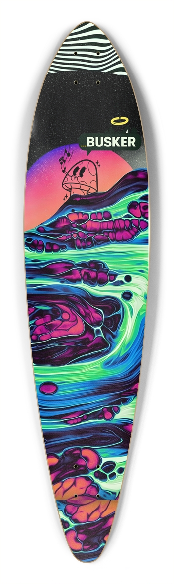 Glowing River ...BUSKER Pintail Pintail Longboard