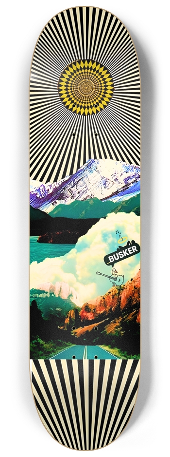 Mountain Duck...BUSKER 8.25 Skateboard 8-1/4 Skateboard Deck